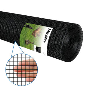Black 24-inch x 100-foot 19-gauge 1/2-inch hardware cloth